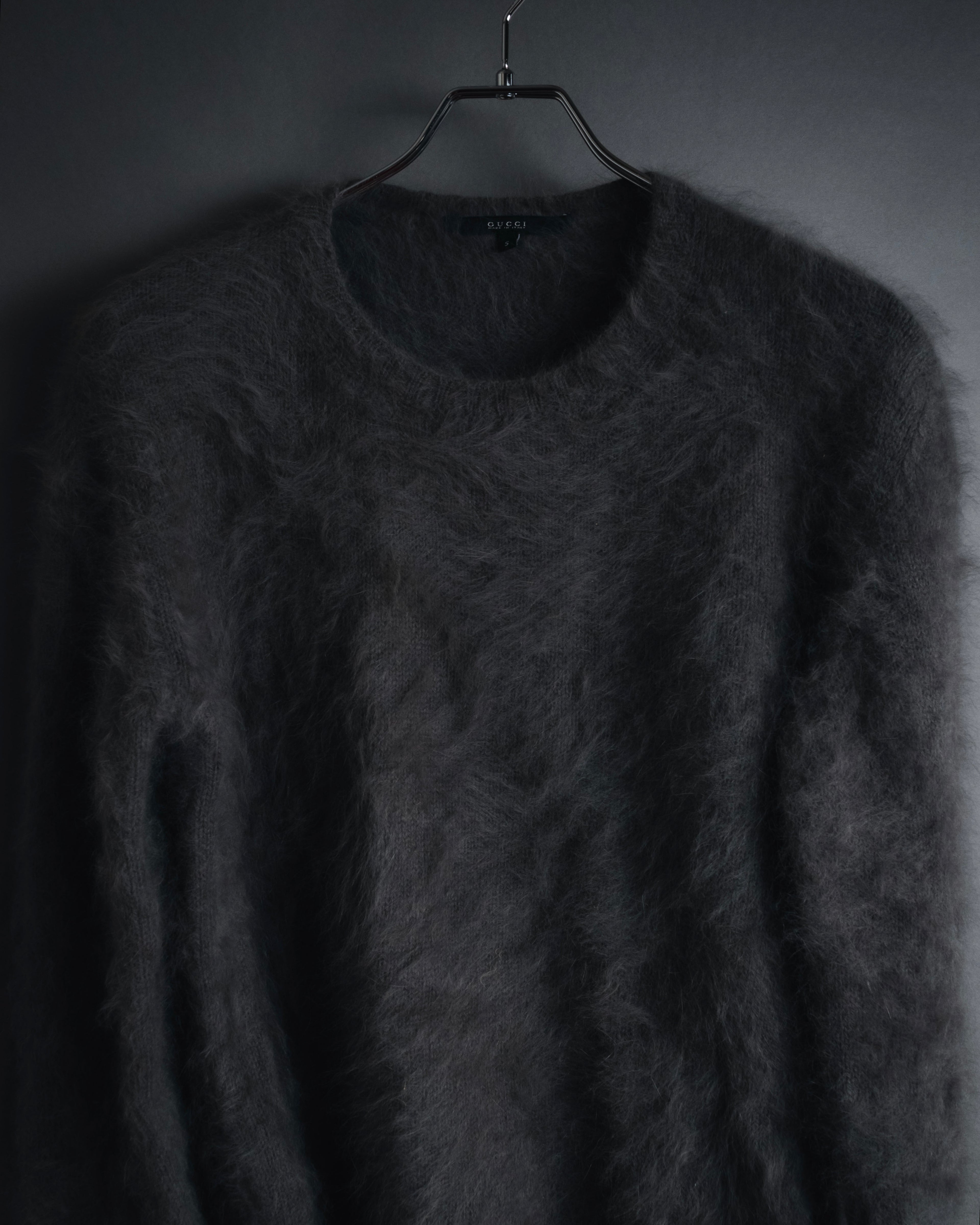 "GUCCI" 2010-11 angora blend brushed crewneck knit