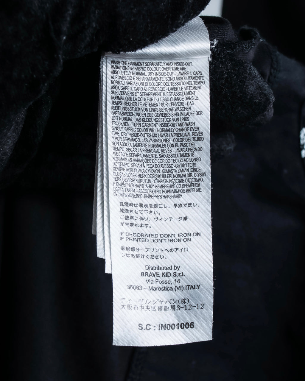 "John Galliano" Tie motif trompe l'oeil design pullover