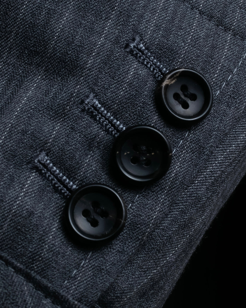 "COMME des GARCONS HOMME PLUS" 14SS modified lapel design striped jacket