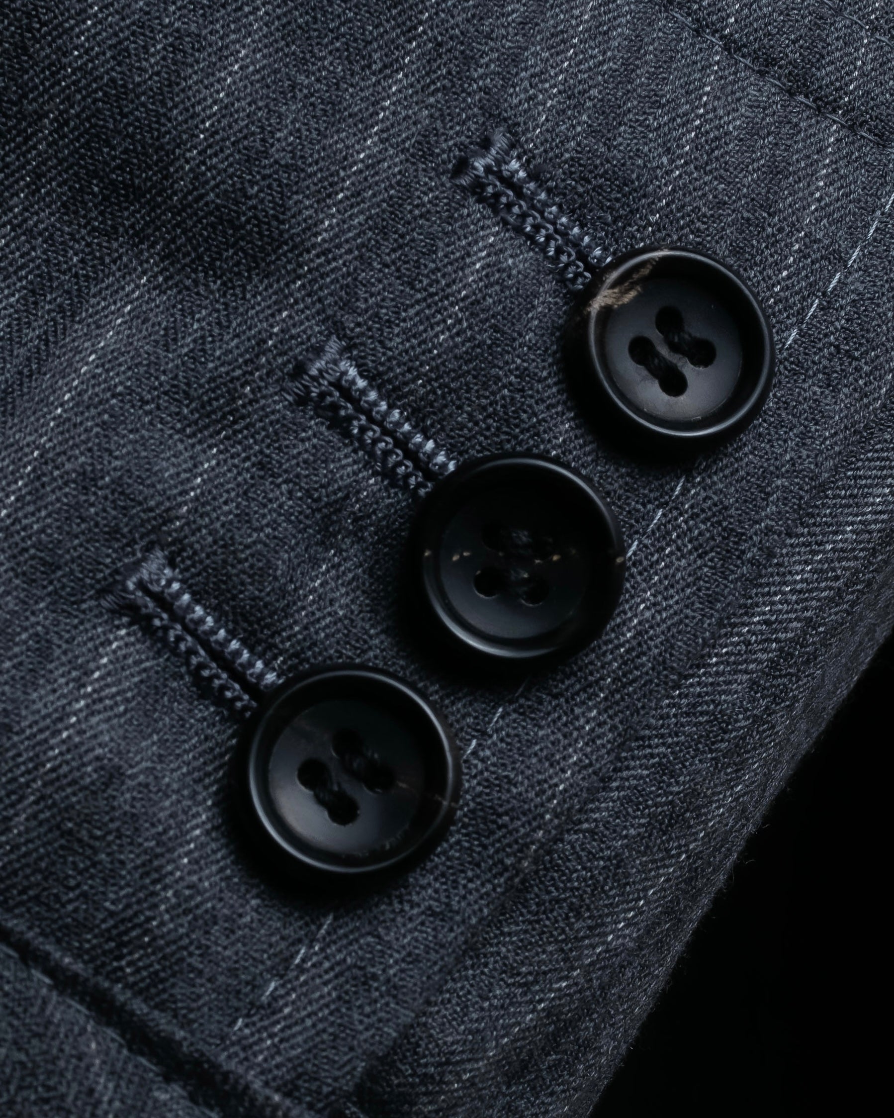 "COMME des GARCONS HOMME PLUS" 14SS modified lapel design striped jacket