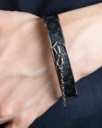 "LOUIS VUITTON" Monogram pattern eclipse series bracelet