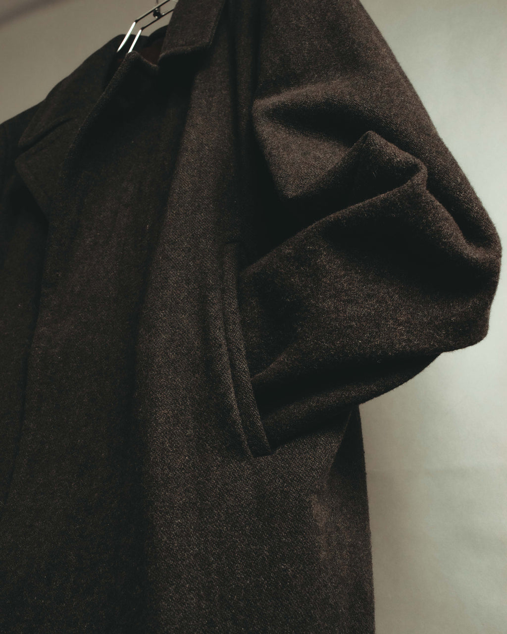-SPECIAL- “Maison Martin Margiela” 2011-2014 Short wool blend chesterfield coat