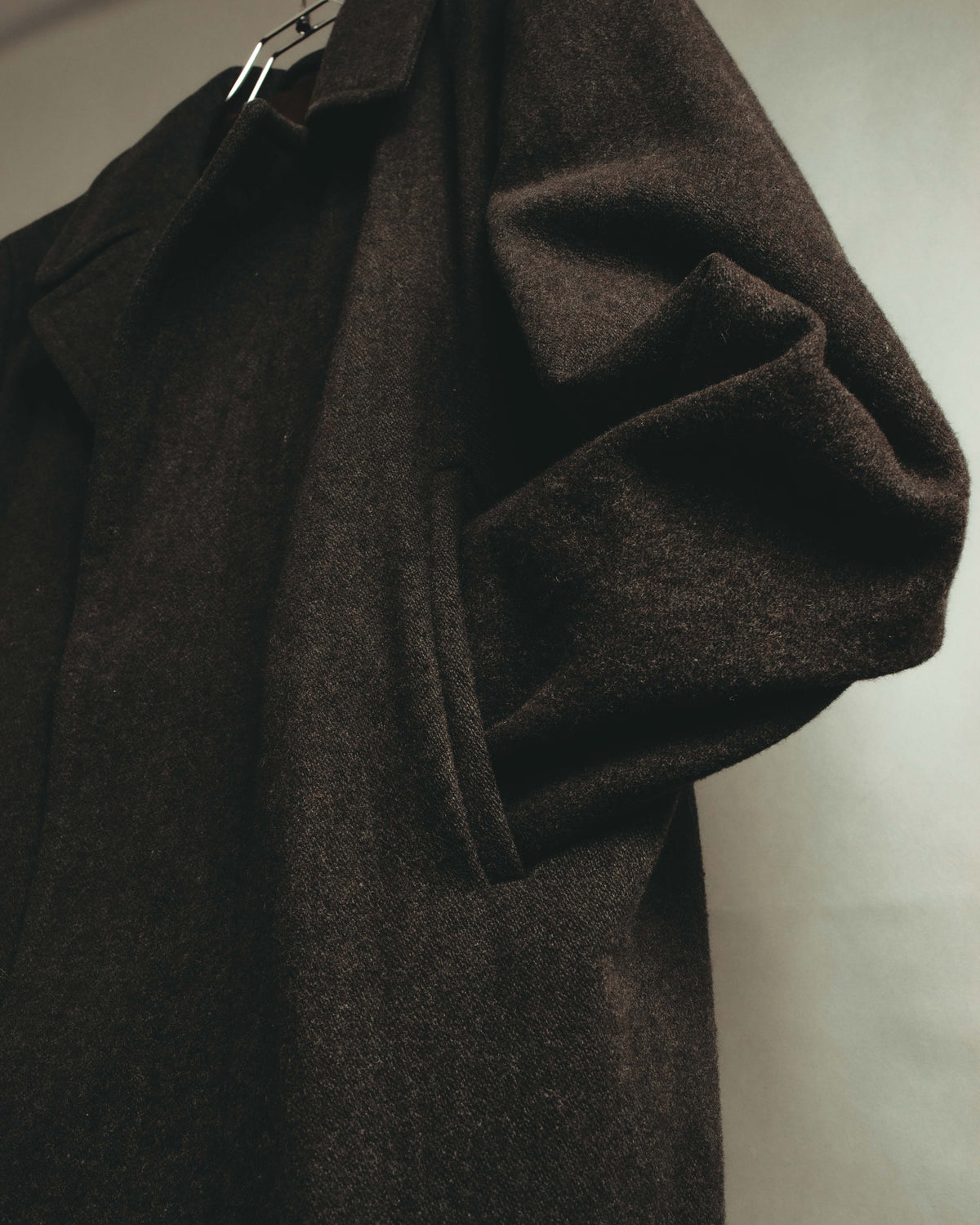 -SPECIAL- “Maison Martin Margiela” 2011-2014 Short wool blend chesterfield coat