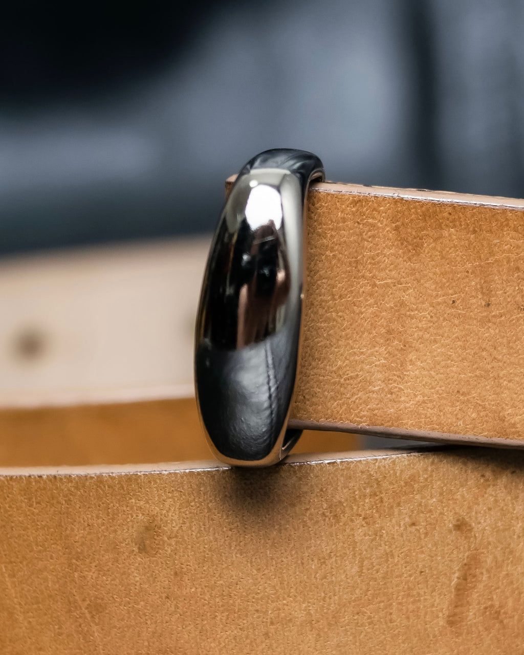 "Maison Martin Margiela" No. 11 Bella Pelle minimal design leather belt