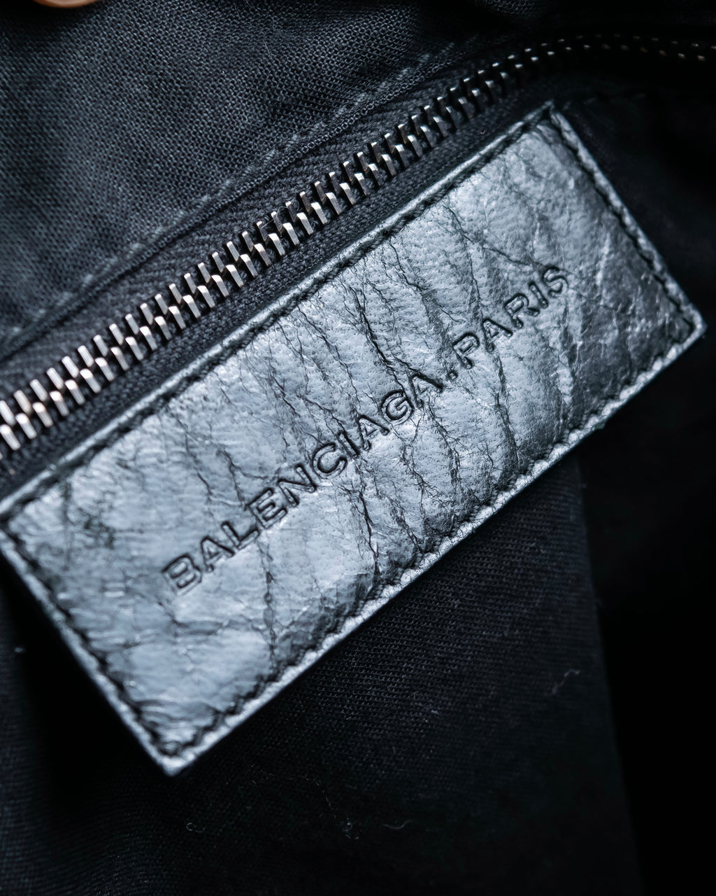 “BALENCIAGA” The Day leather shoulder bag