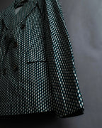 "MARNI" Geometric pattern double-breasted tailored jacket
