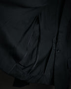 “GUCCI” Early 2000s satin peak lapel tailored jacket