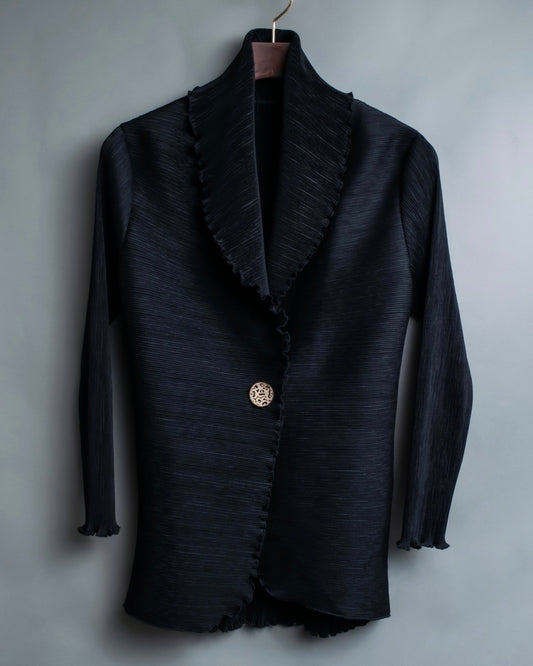 Vintage Pleated Dress Jacket