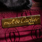 "Cartier" Mast series bicolor piping design shoulder bag