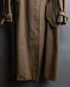 "Burberrys" Water-repellent cotton soutien colour trench coat