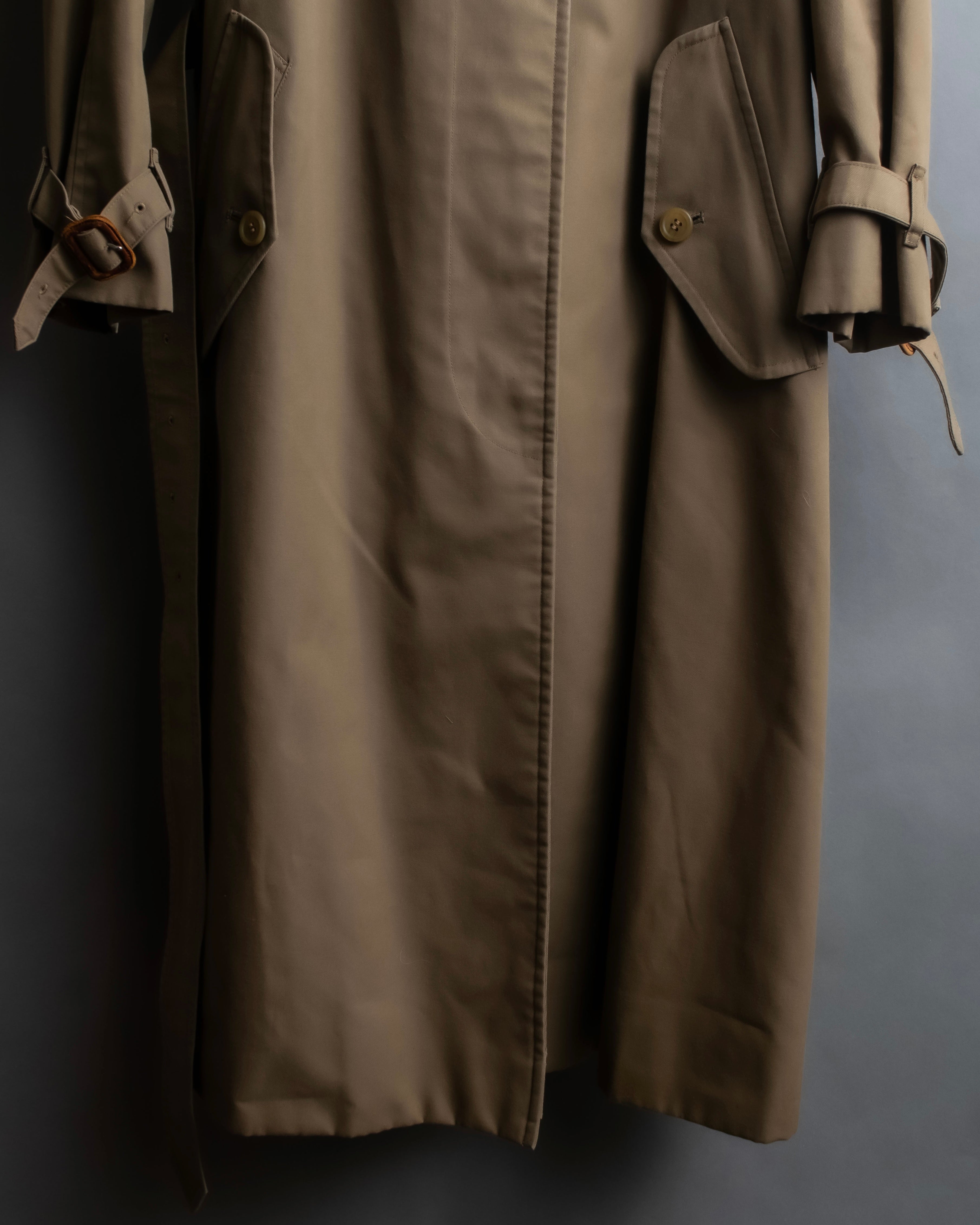 "Burberrys" Water-repellent cotton soutien colour trench coat
