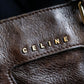 "CELINE" Carriage motif leather one handle bag