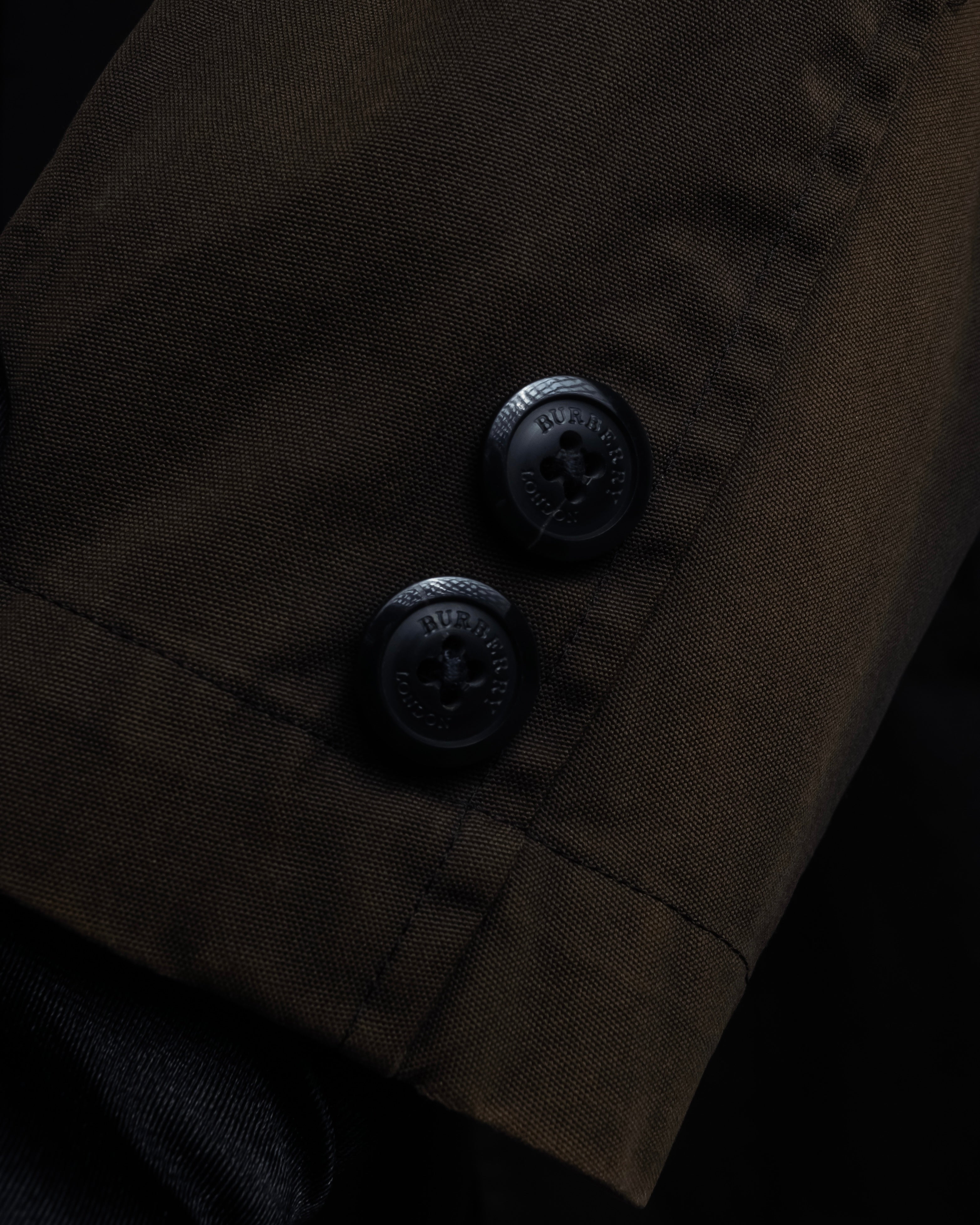 "BURBERRY" Cotton faded tailored jacket