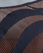 "PLEATS PLEASE ISSEY MIYAKE"
 Marble print dolman sleeve tops