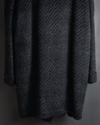 Abrigo de mezcla de mohair de doble botonadura de los años 90 de Christian Dior MONSIEUR