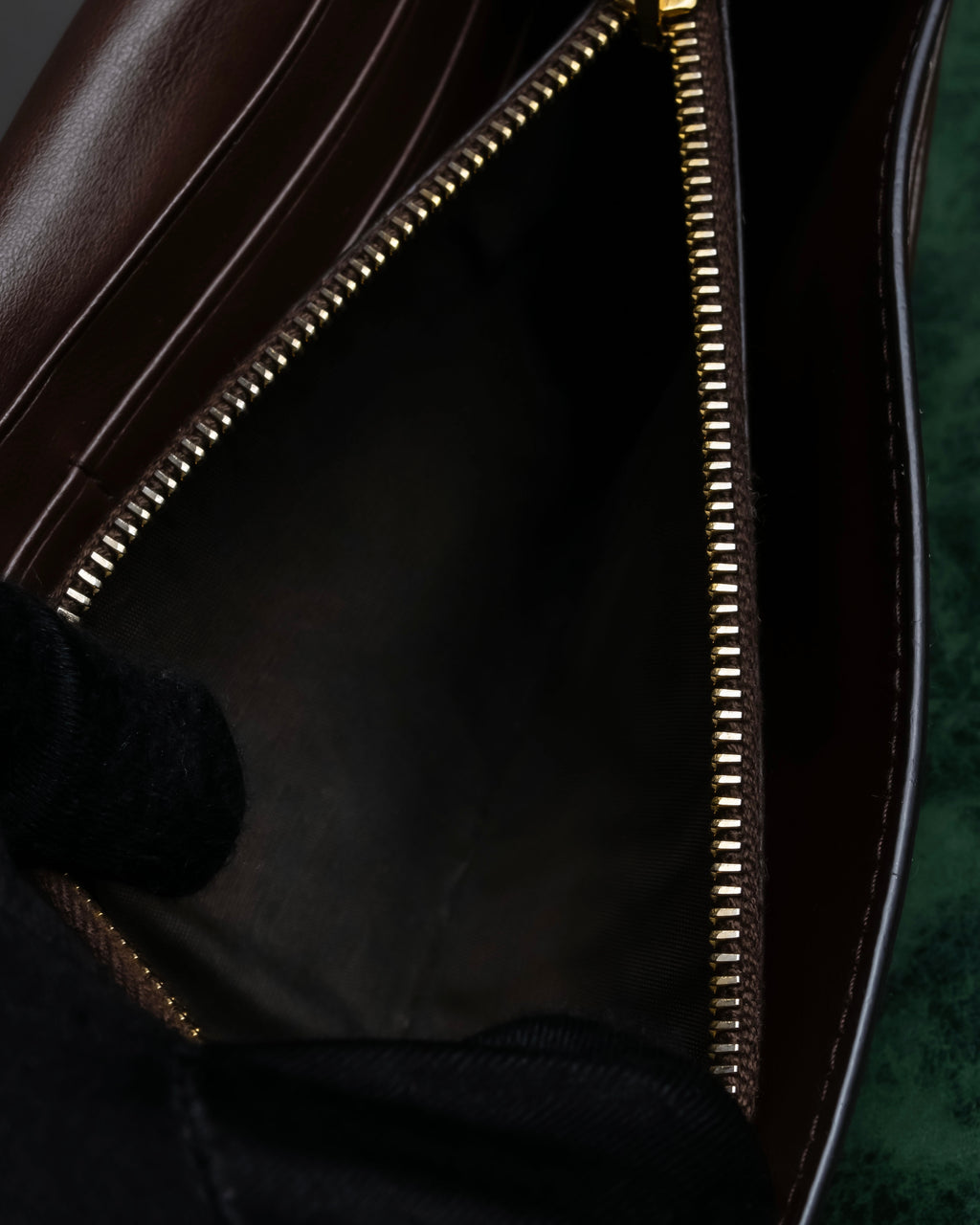 "PRADA" Logo engraved canvas combination long wallet