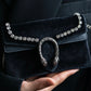 "GUCCI" Dionysus velvet crystal lined shoulder bag