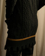 "Vivienne Westwood" Orb logo engraved cable knit cardigan