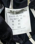 "JEAN PAUL GAULTIER FEMME" Swarovski design structured tailored jacket