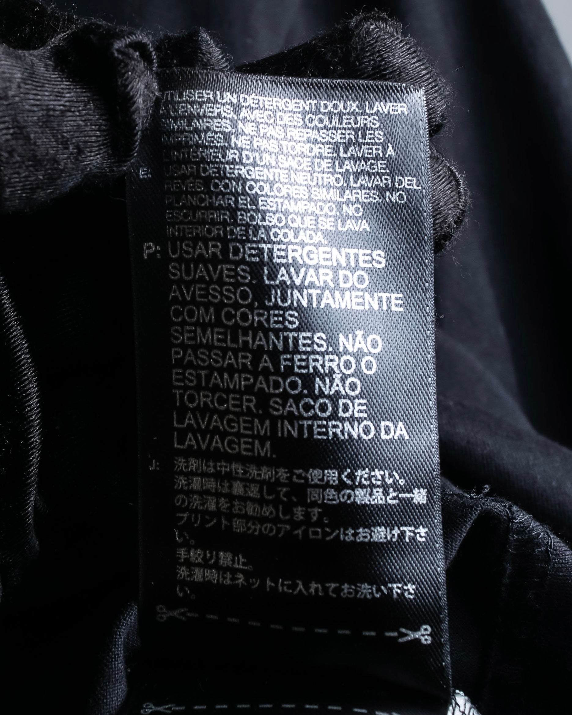 "Y-3" Asymmetrical three-stripes wrap dress