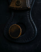 "GUCCI" Vintage gold metal fittings mini doctor bag