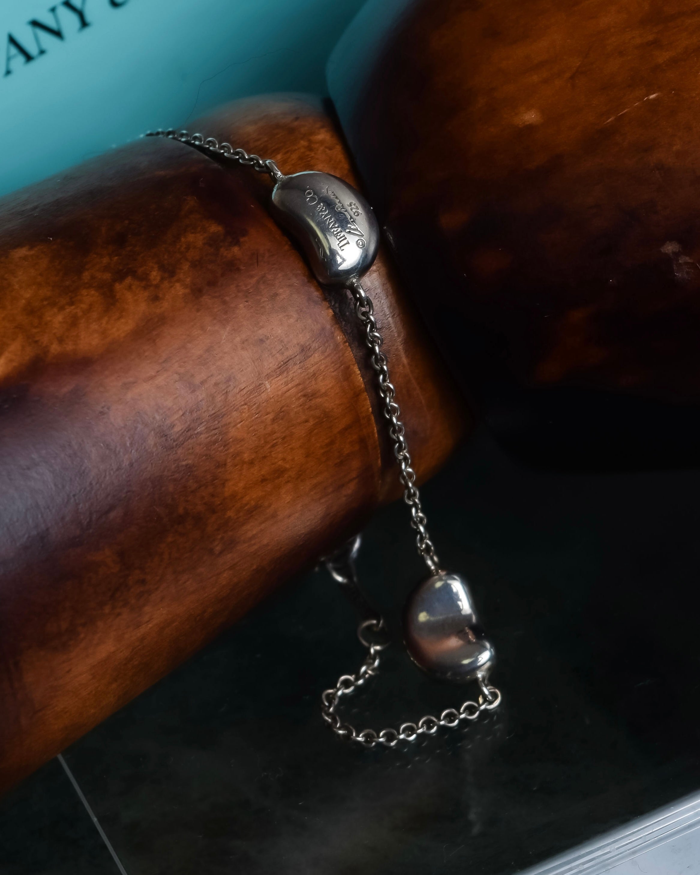 "Tiffany&Co" Beans motif silver bracelet