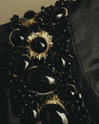 "CELINE" 00's Embellished silk coat