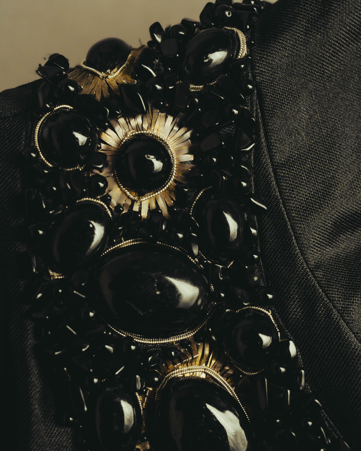 "CELINE" 00's Embellished silk coat