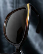 "BOTTEGA VENETA" Butterfly frame tortoiseshell sunglasses