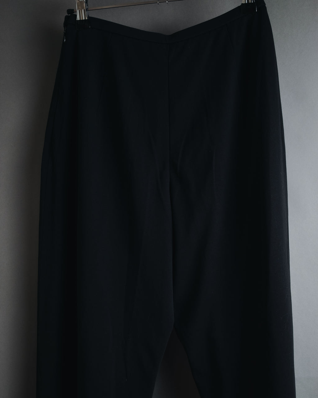 "YVES SAINT LAURENT" Elegant draped tailored slacks