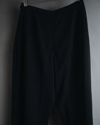 "YVES SAINT LAURENT" Elegant draped tailored slacks