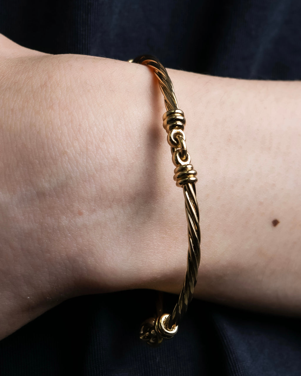 "DIOR" Twisted antique design bracelet