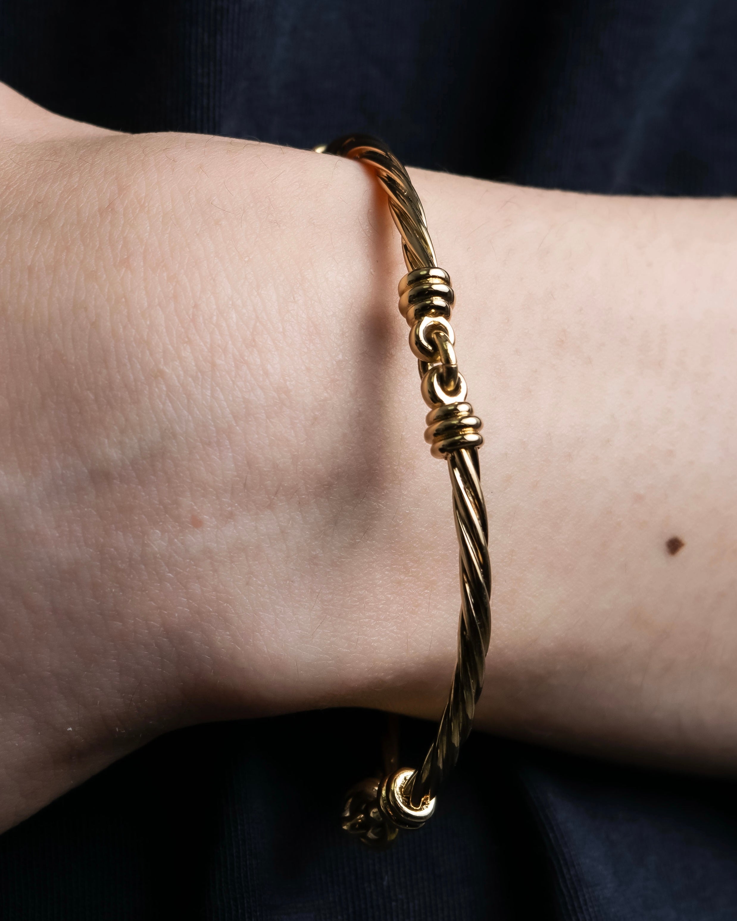 "DIOR" Twisted antique design bracelet