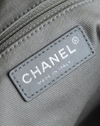 "CHANEL" Karl Lagerfeld design Matelasse chain Black shoulder bag