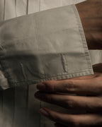 "CHANEL" 96's Spring collection tuck pleats shirt