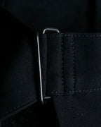 "YOHJI YAMAMOTO +NOIR" Asymmetrical slit sarouel slacks