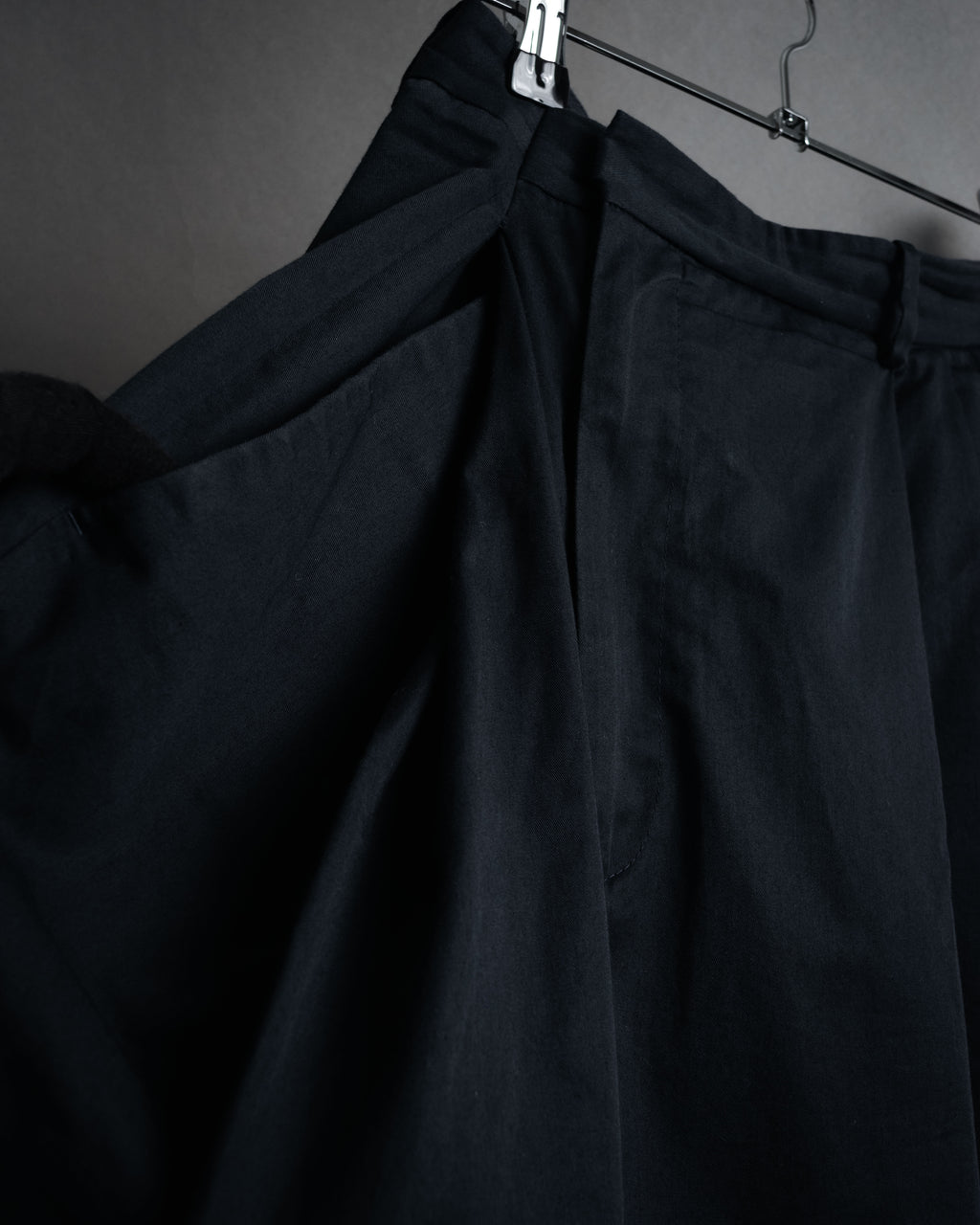 “Maison Margiela” 2019SS Cotton draped culotte shorts