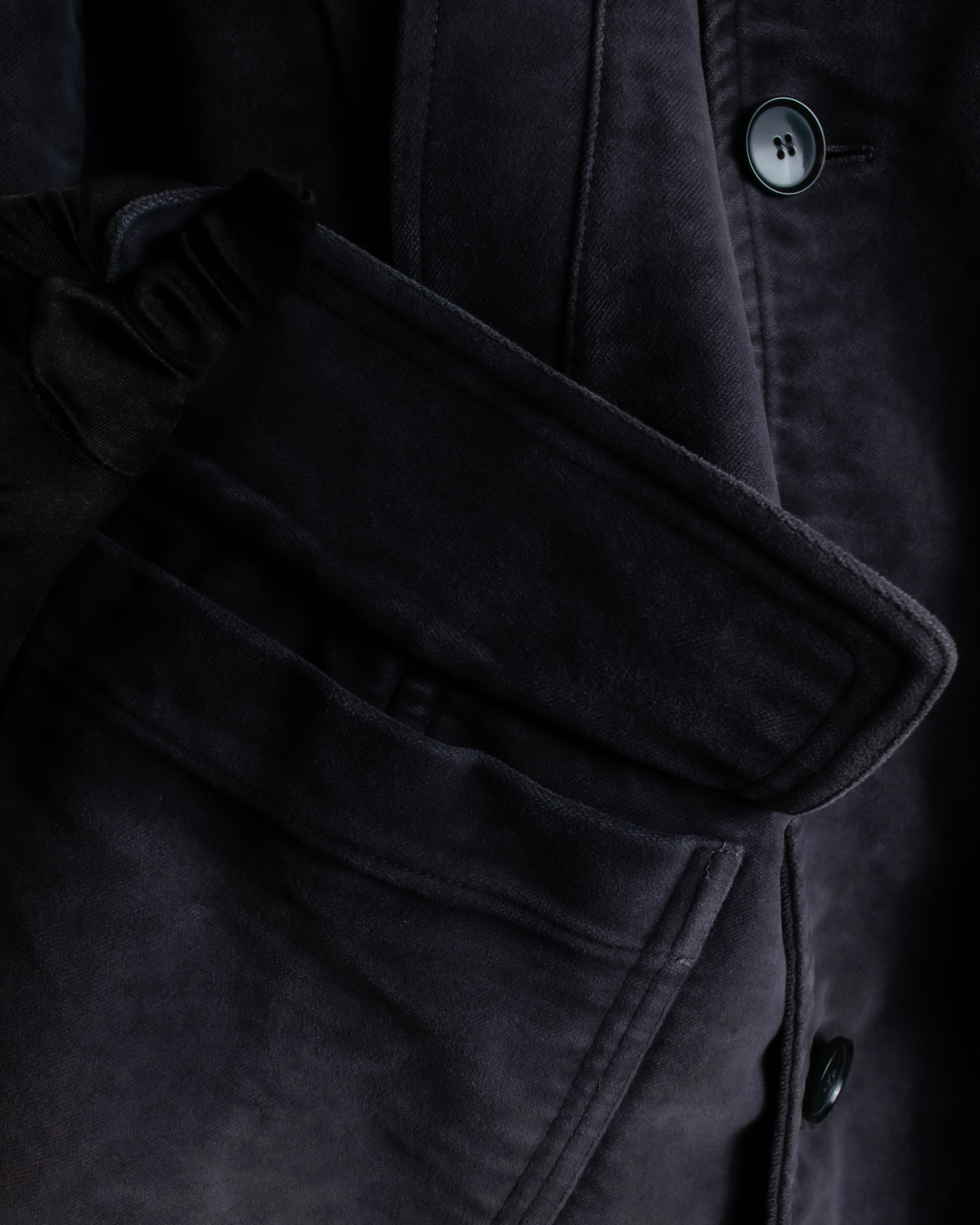 "Dolce & Gabbana" Lightly brushed liner-equipped trench coat