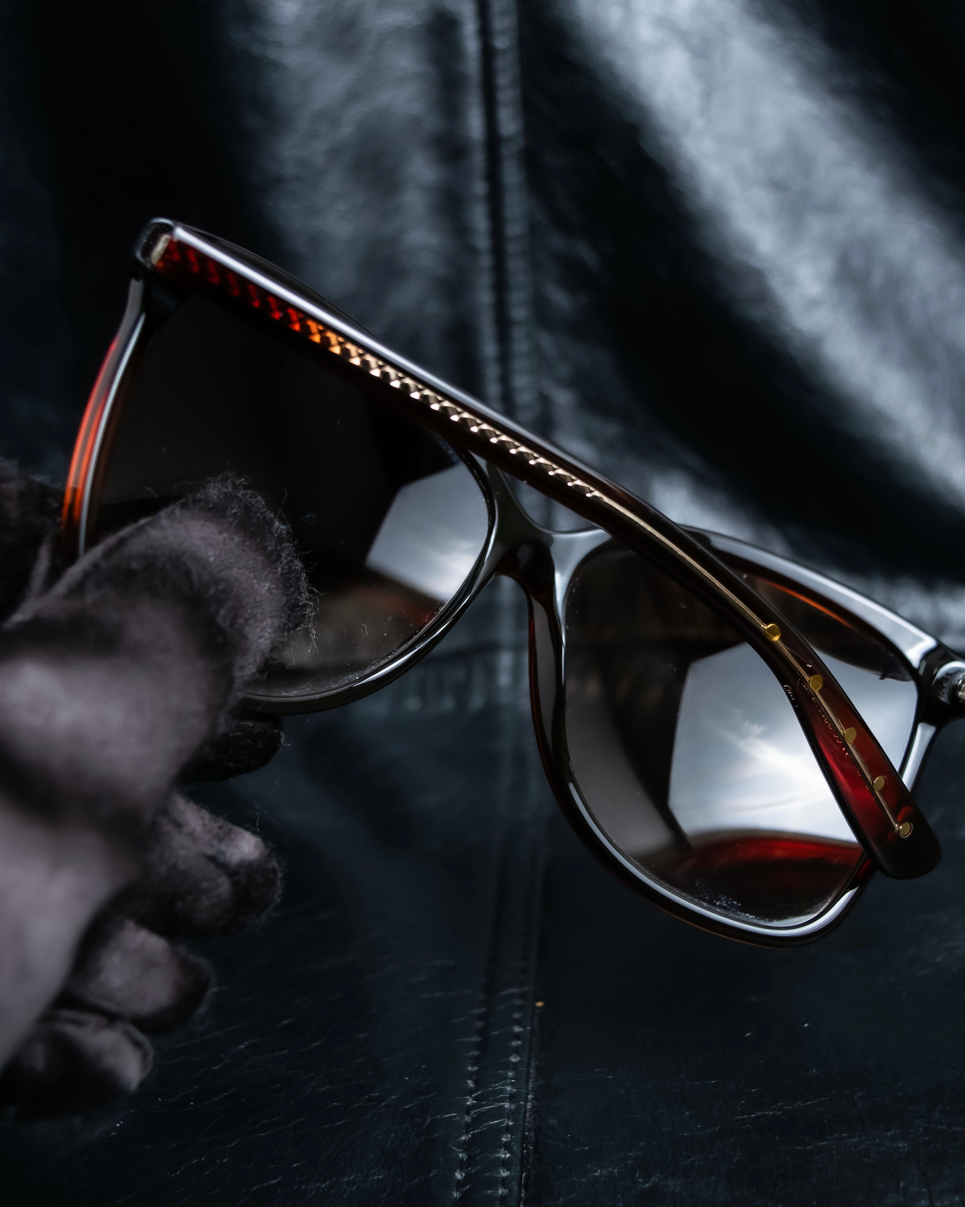 "BOTTEGA VENETA" Butterfly frame tortoiseshell sunglasses