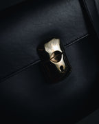 "BALENCIAGA" 2013 Autumn/Winter Padlock All Afternoon Structured Leather Bag