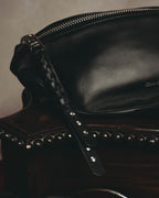 "Alexander McQueen" 10's Edgy leather belt bag
