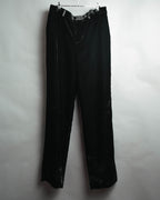 -SPECIAL- “SAINT LAURENT” 2016’s- lamé velvet tuxedo trousers