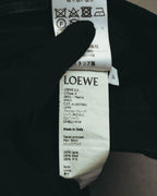 -SPECIAL- "LOEWE" 10's Pinstriped silk-lined wide trousers