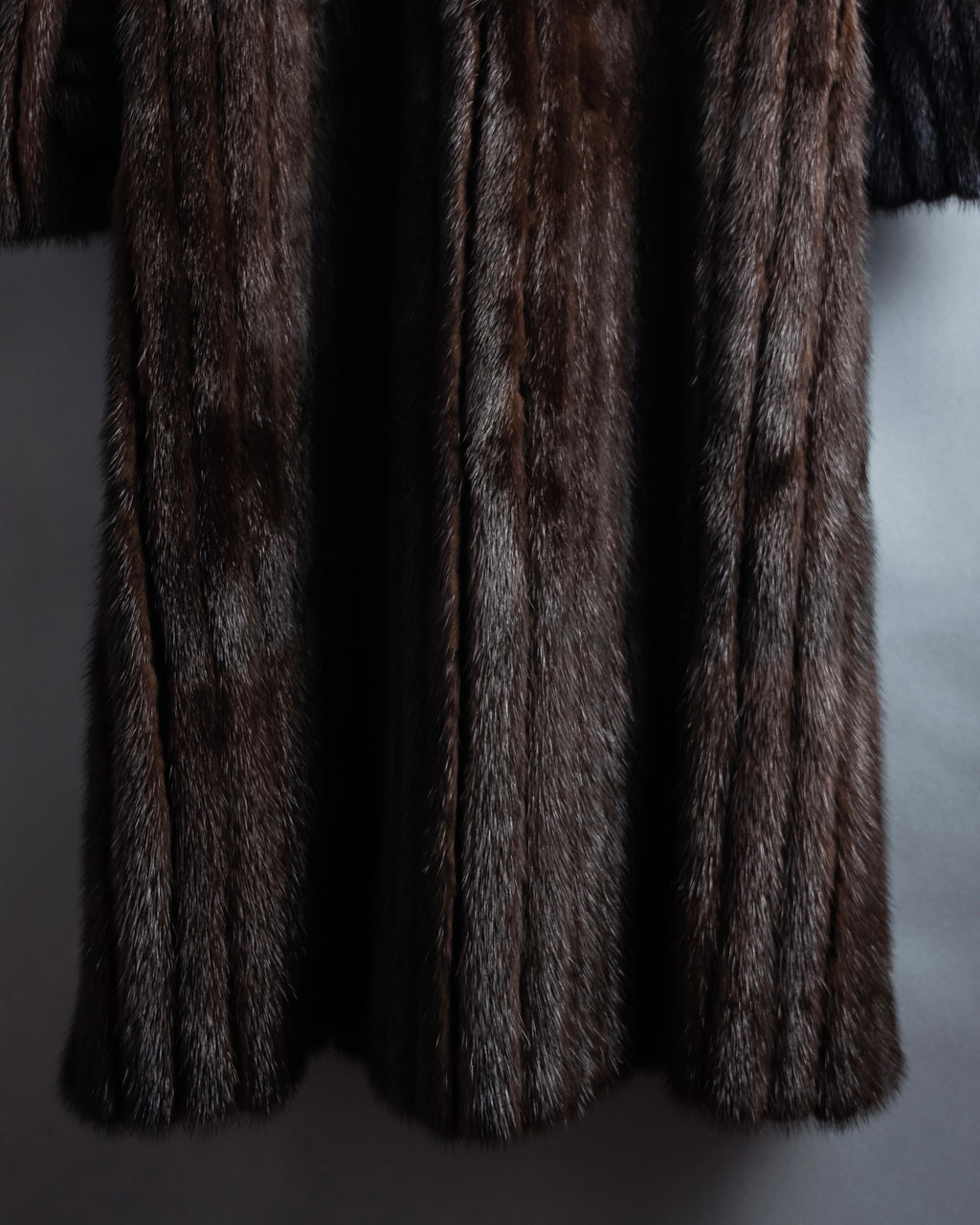 -SPECIAL- "Christian Dior Boutique Paris" 70's-80's Panel work design 100% mink fur coat