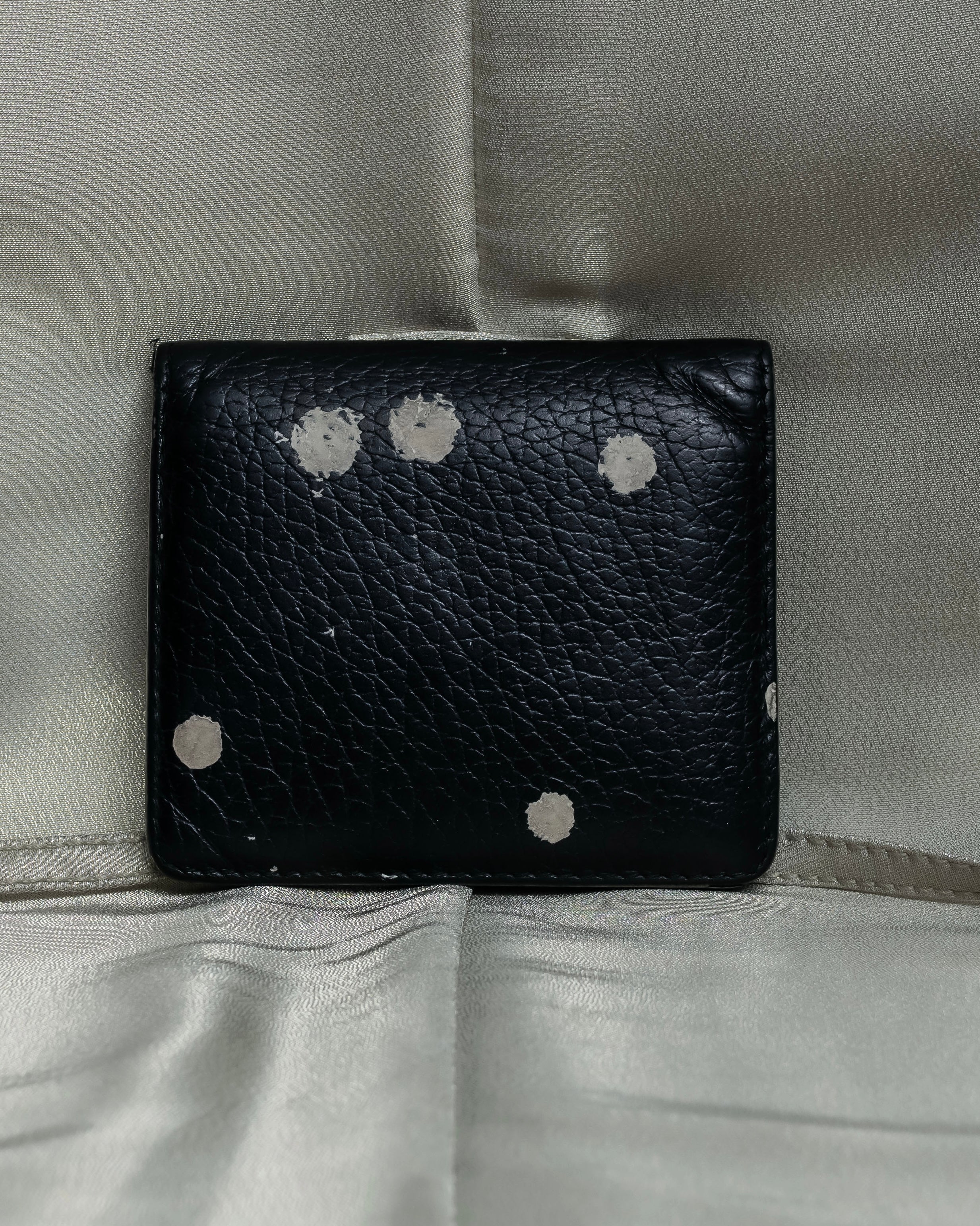 "Maison Margiela" 2020ss Splash Paint Leather Wallet