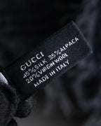 "GUCCI" Tom Ford period random pleats fringe stole