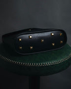 "Salvatore Ferragamo" Mid 90’s archival envelope flap top-handle bag