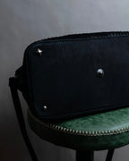 "MAISON MARGIELA" 5AC Harako leather corduroy combination 2way bag