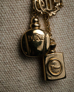 “Christian Dior” 90’s Dune charm long necklace