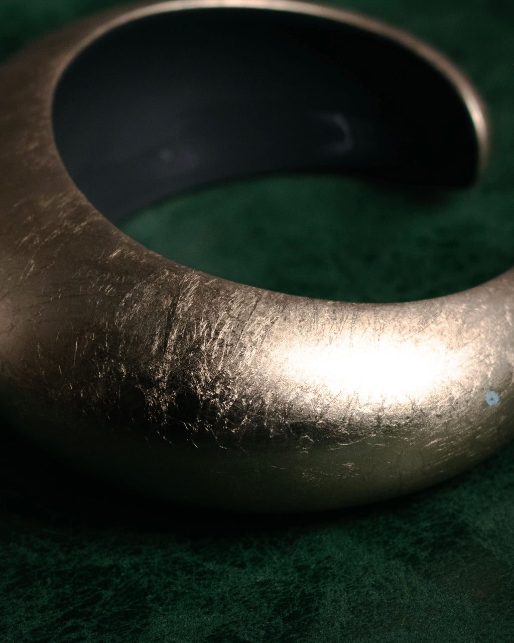 –SPECIAL– “HERMES” 00’s-10’s Lacquered wood open cuff